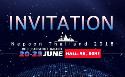 Les dernières nouvelles de société environ Joignez-nous chez Nepcon Thaïlande ! 20 juin ~23rd, 2018