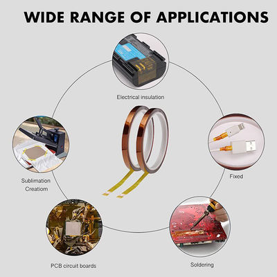 Bon prix Surface d'impression lisse et fonctionnalité d'impression avec du ruban polyimide Kapton en ligne