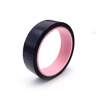 2.5mil ESD Black Heat Resistant Tape Low Electrostatic Discharge