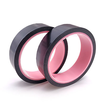 2.5mil ESD Black Heat Resistant Tape Low Electrostatic Discharge