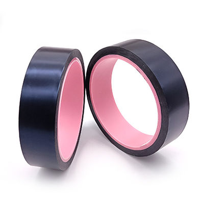 2.5mil ESD Black Heat Resistant Tape Low Electrostatic Discharge