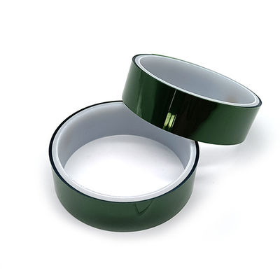 Double Stretched Heat Resistant Polyimide Tape Low Adhesion Amber Color