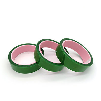 Polyester Silicone ESD Masking Tape Anti Aging 2.4mil Green Color