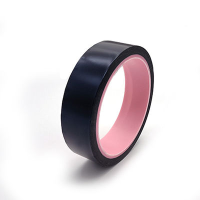 Bon prix bande résistante à la chaleur de Polyimide d'ESD du noir 2.5mil pour Oven Glass en ligne